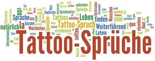 Deutsch sprüche tattoo englisch Tattoo Sprüche